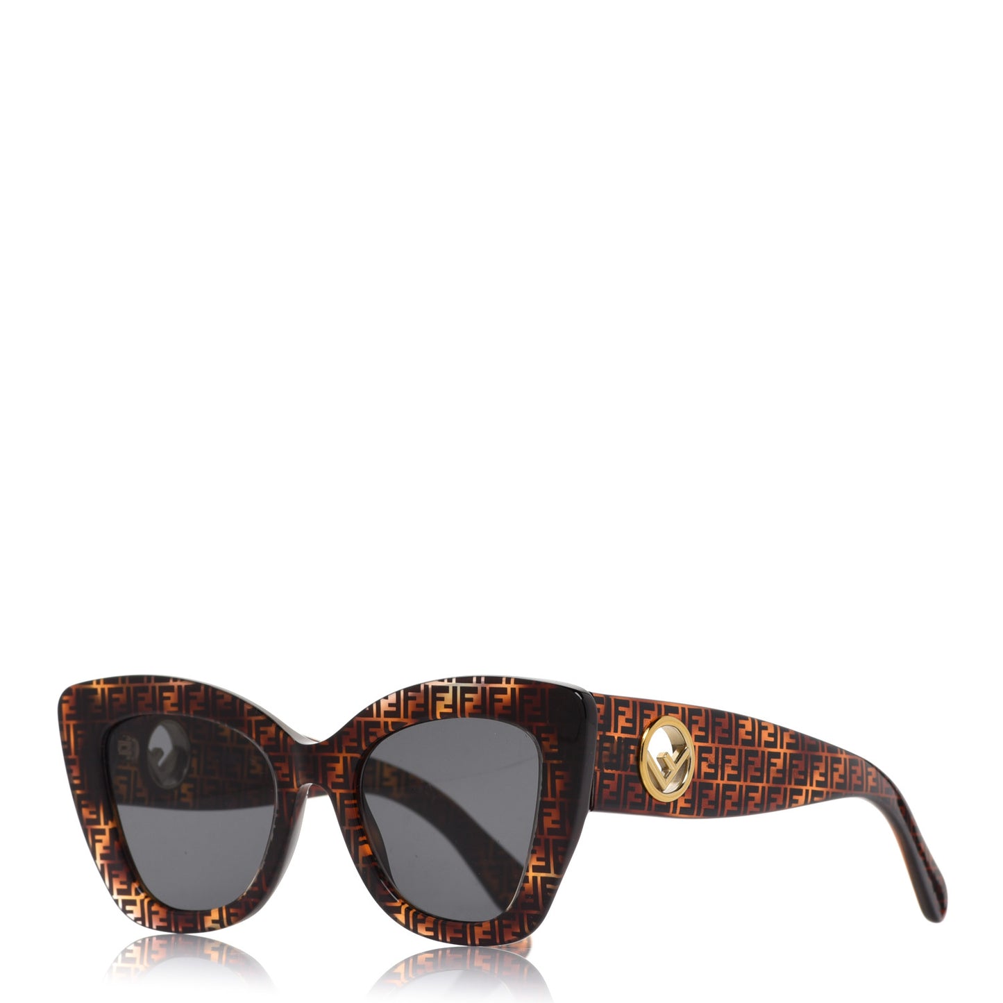 Acetate F is Fendi FF 51mm Cat Eye Sunglasses 0327/S Tortoise Camouflage
