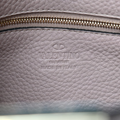 Valentino Garavani Pebbled Calfskin Small Rockstud Flip-Lock Messenger Bag Poudre 6 of 10