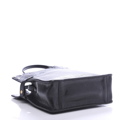 Fendi Agnello Old Shine Vitello Go Rain Small Flip Tote Black Marrone 5 of 10