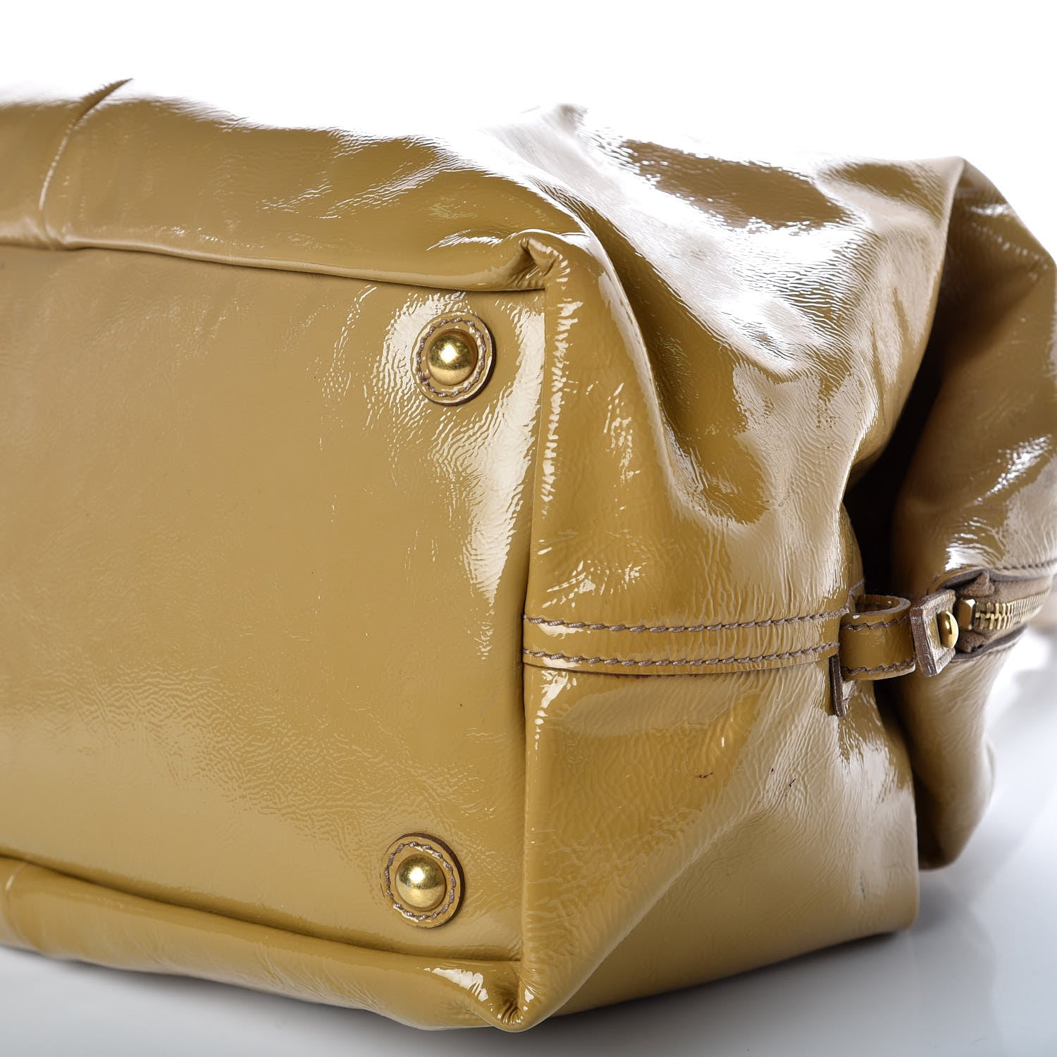 Saint Laurent Patent Medium Easy Y Bag Camel 15 of 15