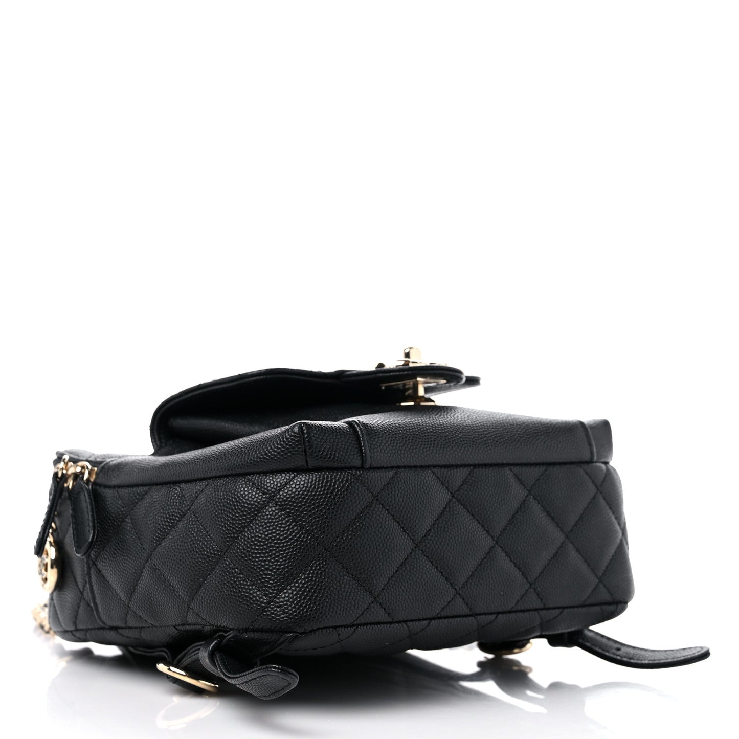 Caviar Quilted Small CC Day Backpack Black