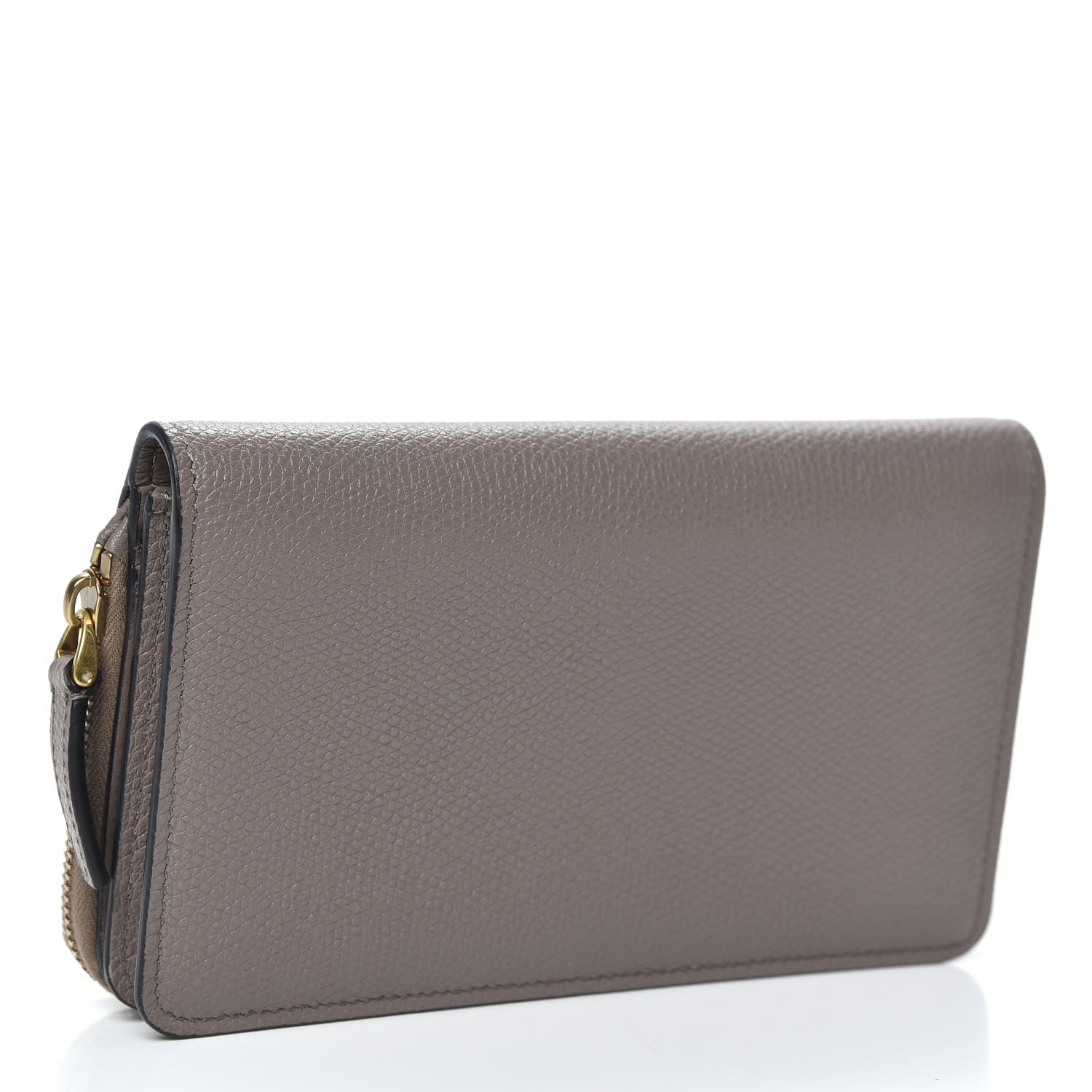Valentino Garavani Grainy Calfskin Vlogo Zip Around Wallet Clay 3 of 10