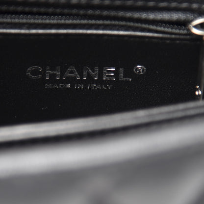 Chanel Caviar Lizard Quilted Mini Coco Handle Flap Black 7 of 9