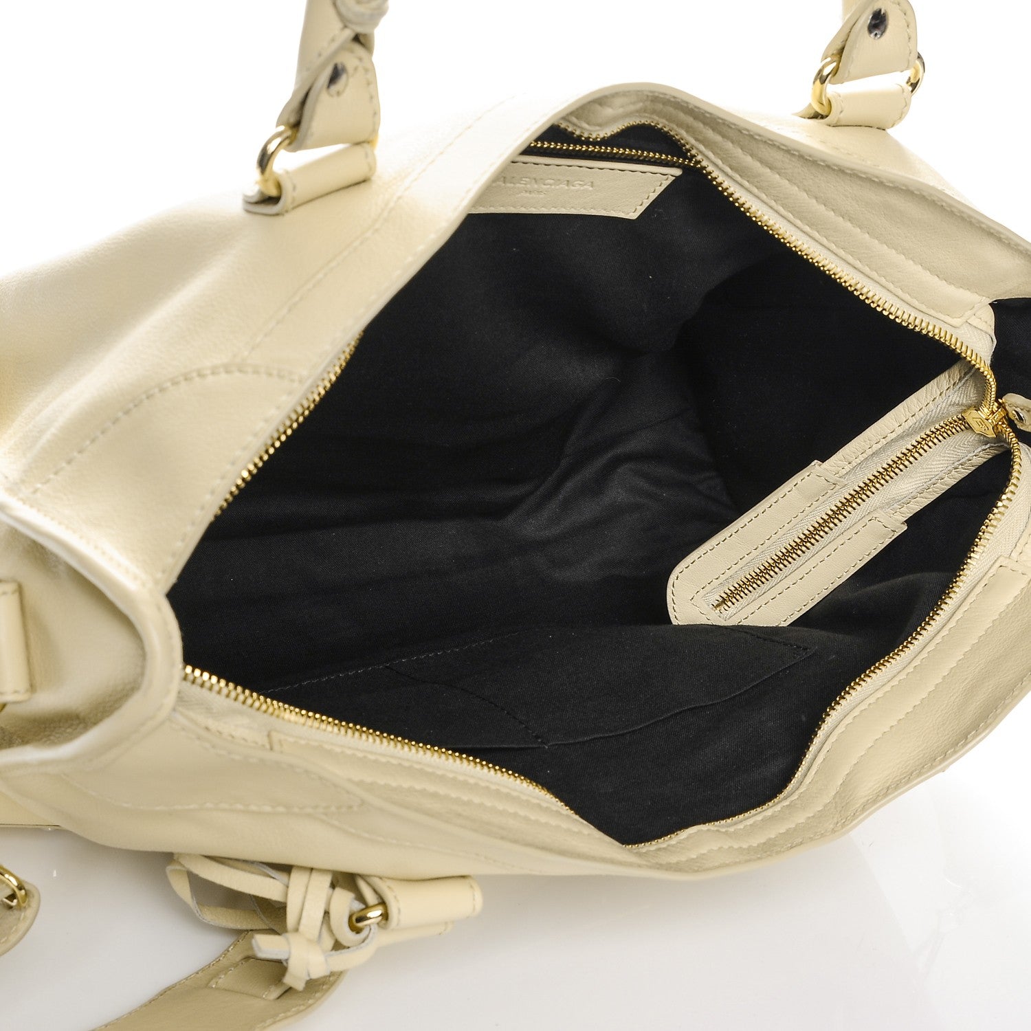 Balenciaga Veau Amp Plate Gold Hardware City Beige Argile 6 of 13