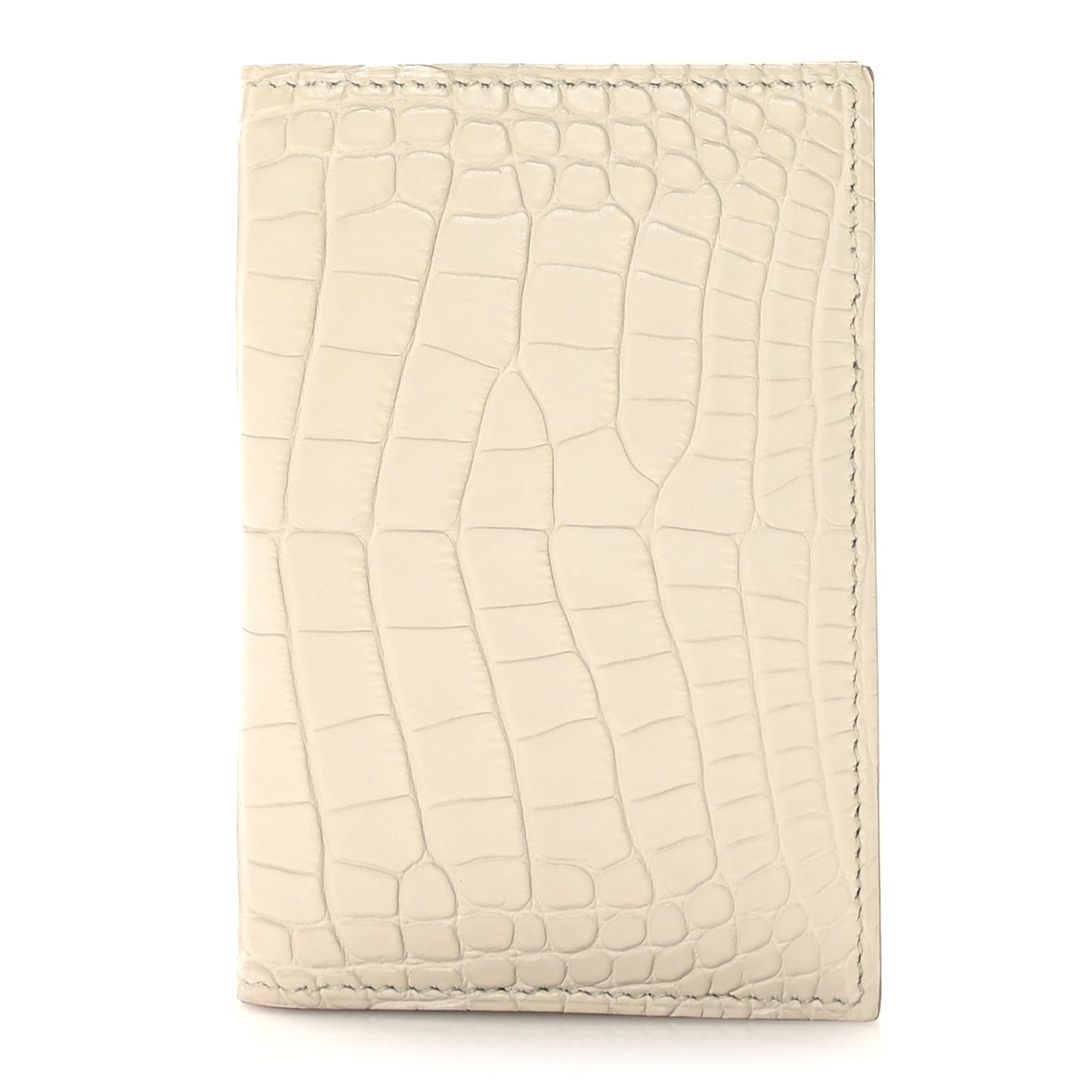 Matte Alligator MC2 Euclide Card Holder Beton