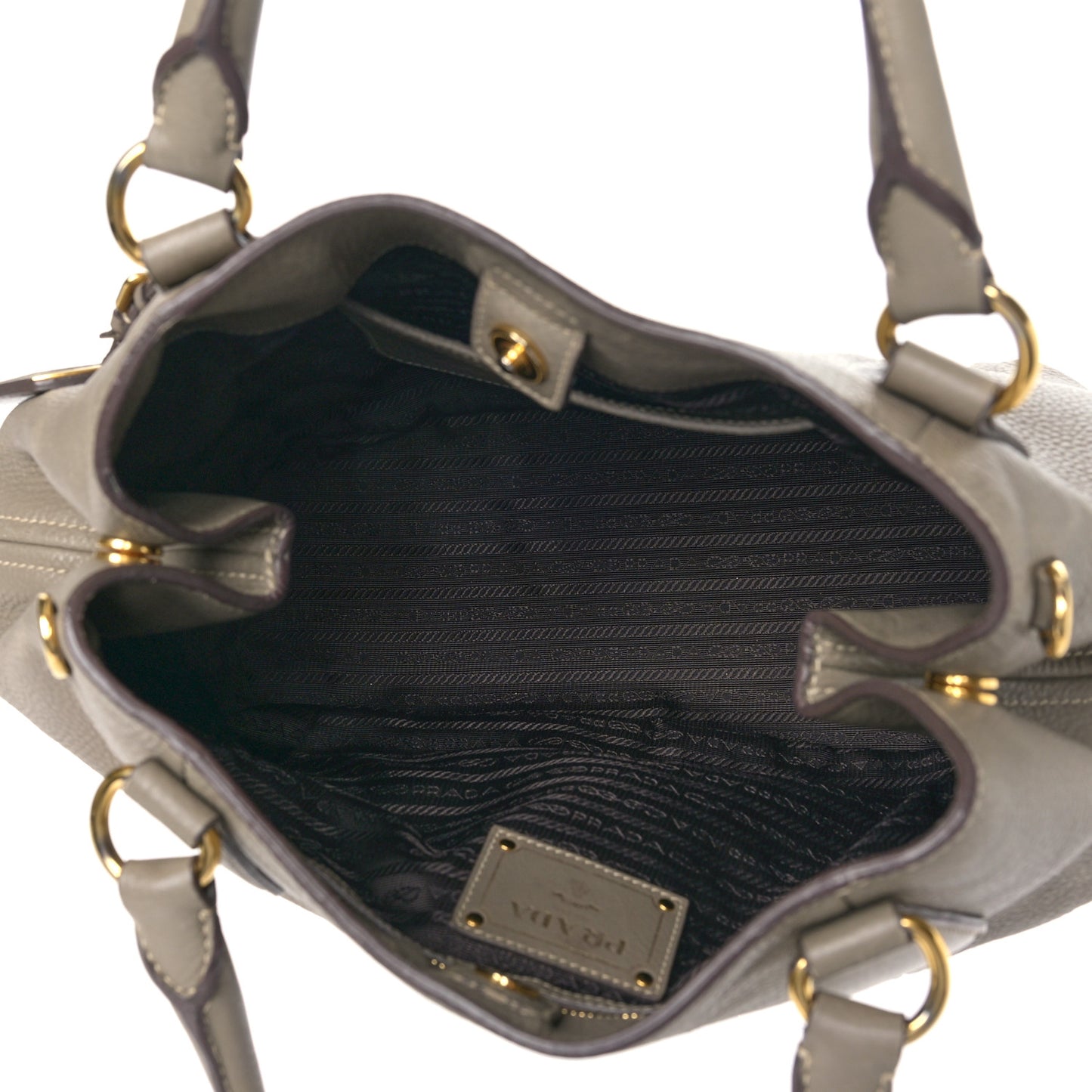 Vitello Daino Shoulder Bag Argilla