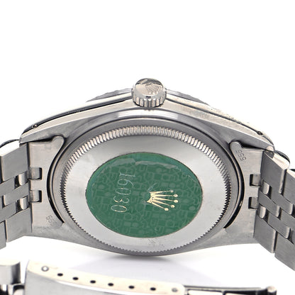 Rolex Stainless Steel 36mm Oyster Perpetual Datejust Watch Silver 16030 4 of 5
