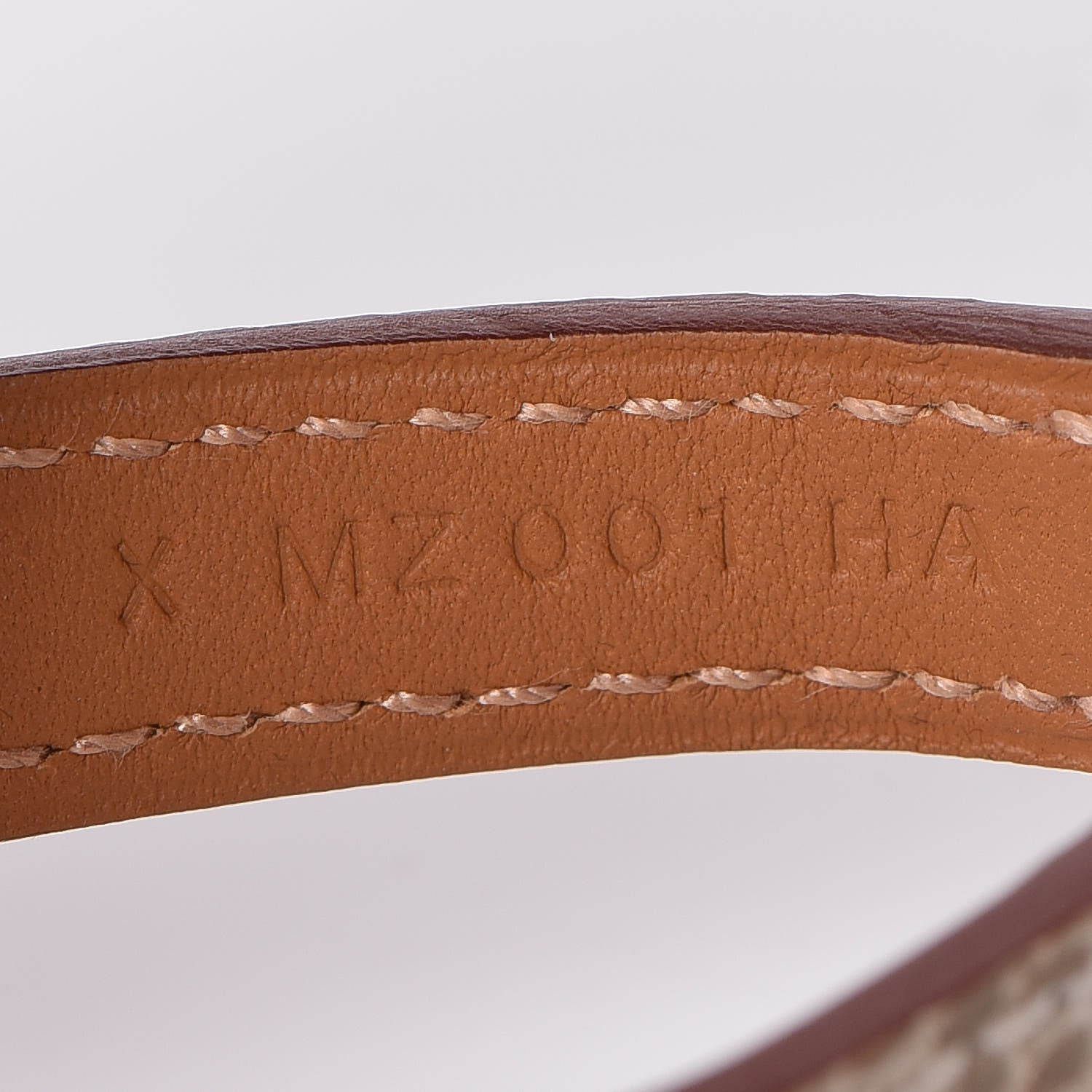 Hermes Lizard Rivale Double Tour Bracelet M Ficelle 5 of 7