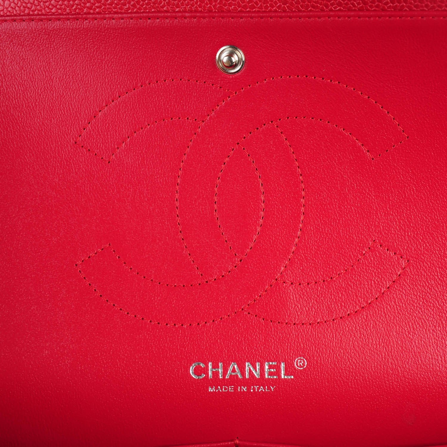Chanel Pearly Caviar Quilted Jumbo Double Flap Dark Pink 5 of 7