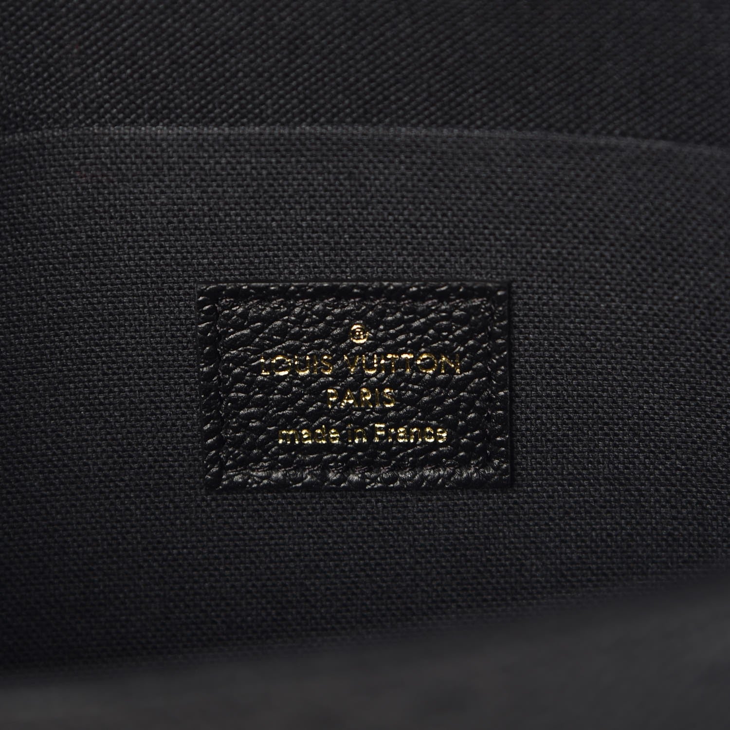Louis Vuitton Empreinte Pochette Felicie Chain Wallet Black 6 of 7