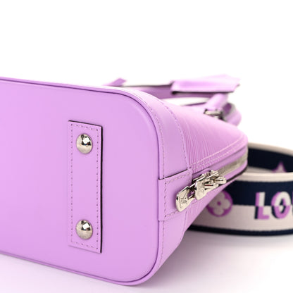 Louis Vuitton Epi Jacquard Alma BB Lilac 9 of 9