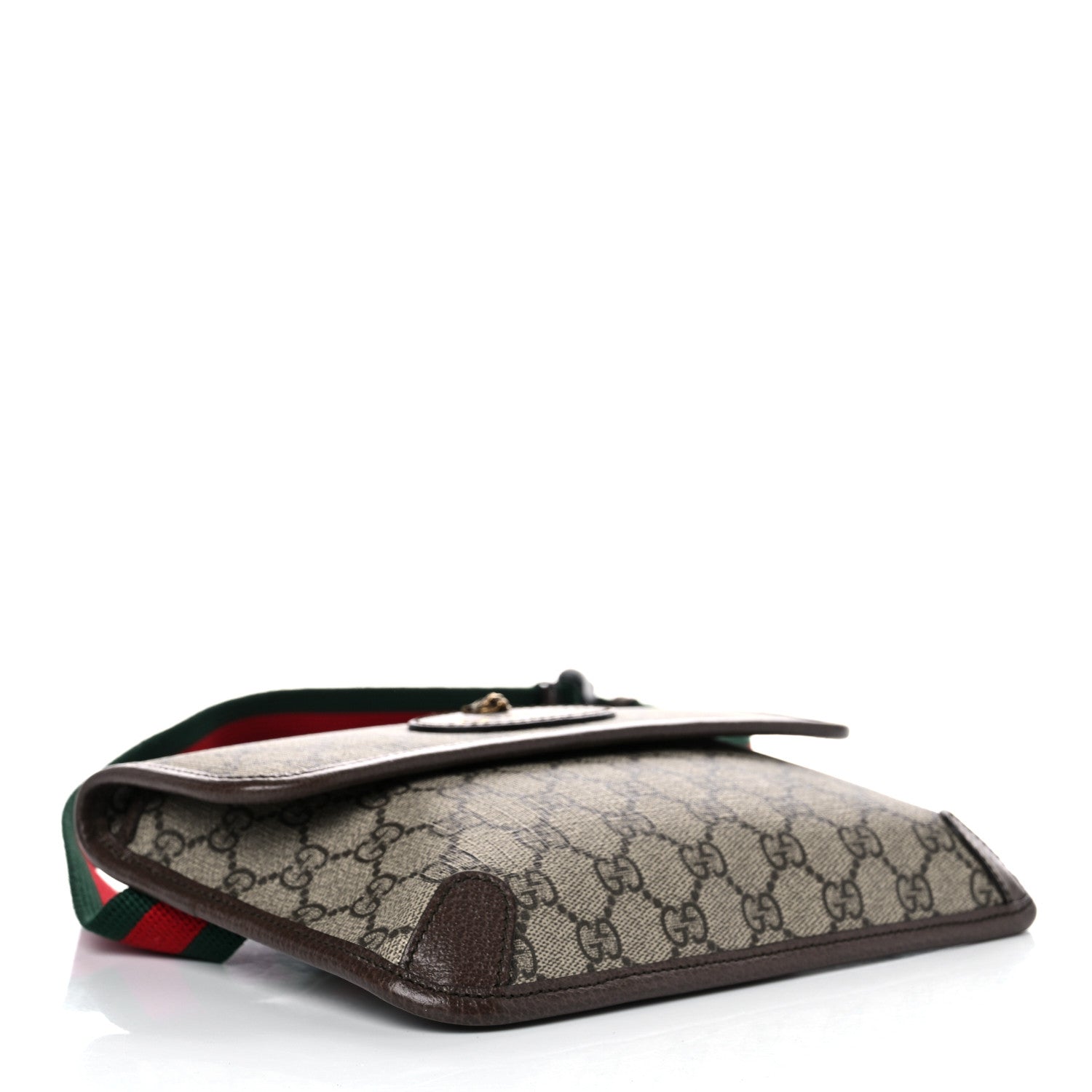 Gucci GG Supreme Monogram Neo Vintage Web Belt Bag Brown 4 of 13