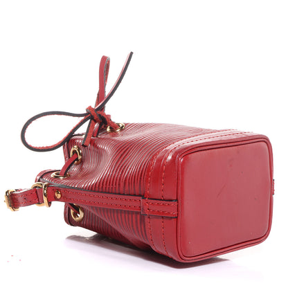 Louis Vuitton Epi Mini Noe Bag Charm Castillan Red 4 of 7