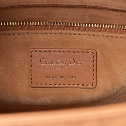 Christian Dior Lambskin Cannage Medium Lady Dior Amber 6 of 11