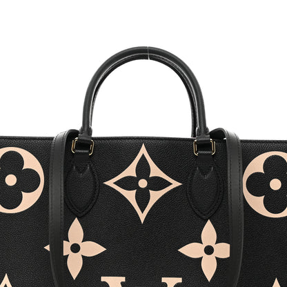 Louis Vuitton Empreinte Monogram Giant Onthego GM Black Beige 5 of 10