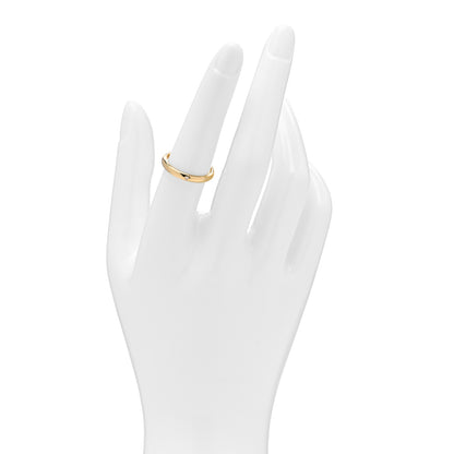 Cartier 18K Yellow Gold Diamond 2.6mm 1895 Wedding Band Ring 55 7.25 2 of 5