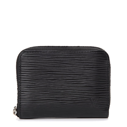 Louis Vuitton Epi Zippy Coin Purse Black 1 of 8