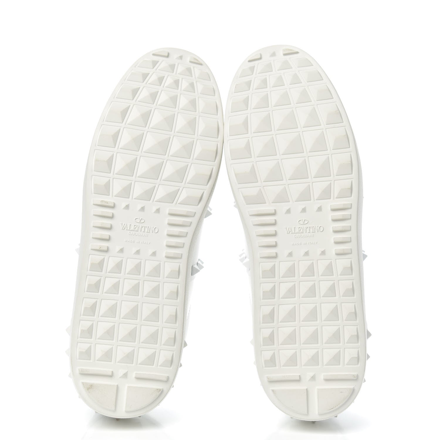 Valentino Garavani X UNDERCOVER Calfskin Womens Untitled Rockstud Open Sneakers 41 White 6 of 10