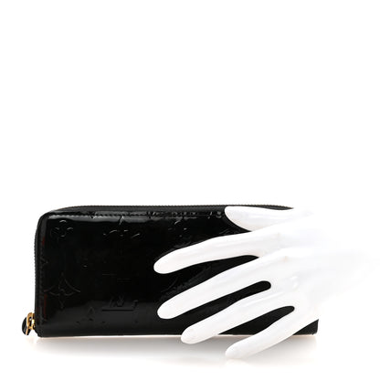 Louis Vuitton Vernis Clemence Wallet Black 2 of 6