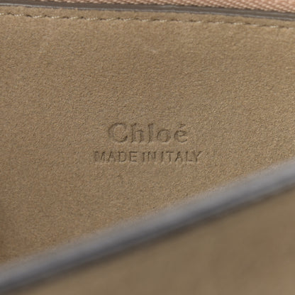 Chloe Calfskin Suede Medium Faye Shoulder Bag Motty Grey 6 of 11