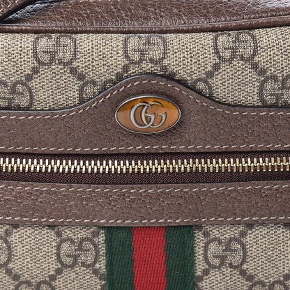 Gucci GG Supreme Monogram Web Mini Ophidia Shoulder Bag Brown 10 of 10