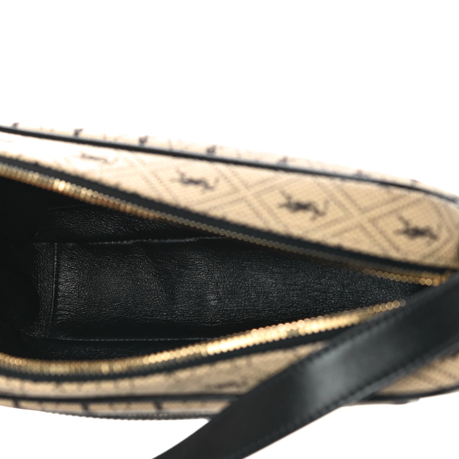 Saint Laurent Canvas Monogram All Over Camera Bag Beige 5 of 9
