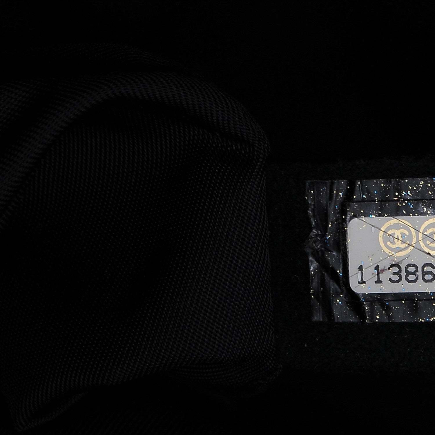 Chanel Coated Canvas Quilted Large Paris Biarritz Tote Black 7 of 7