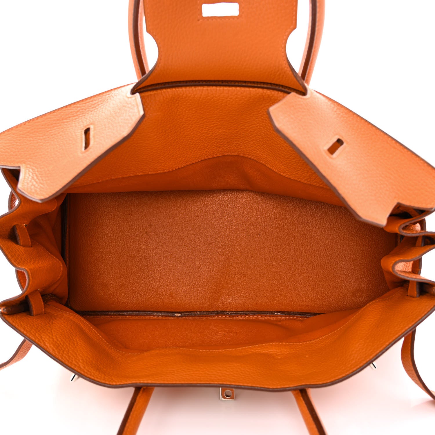 Hermes Taurillon Clemence JPG Birkin 42 Orange 5 of 30