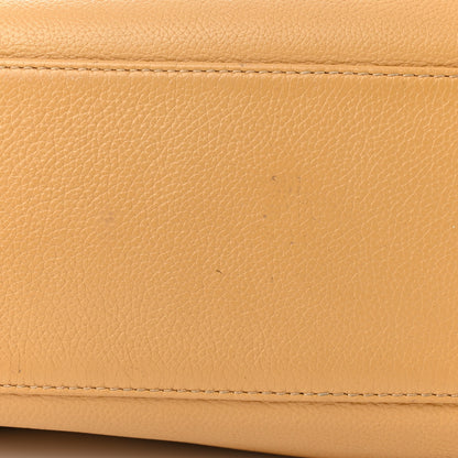Chanel Calfskin Mademoiselle Lock Cerf Shopper Tote Beige 11 of 11