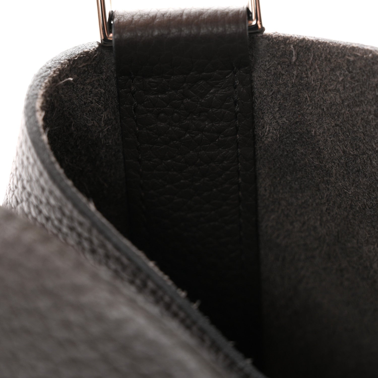 Hermes Taurillon Clemence Picotin Lock TGM Graphite 7 of 10