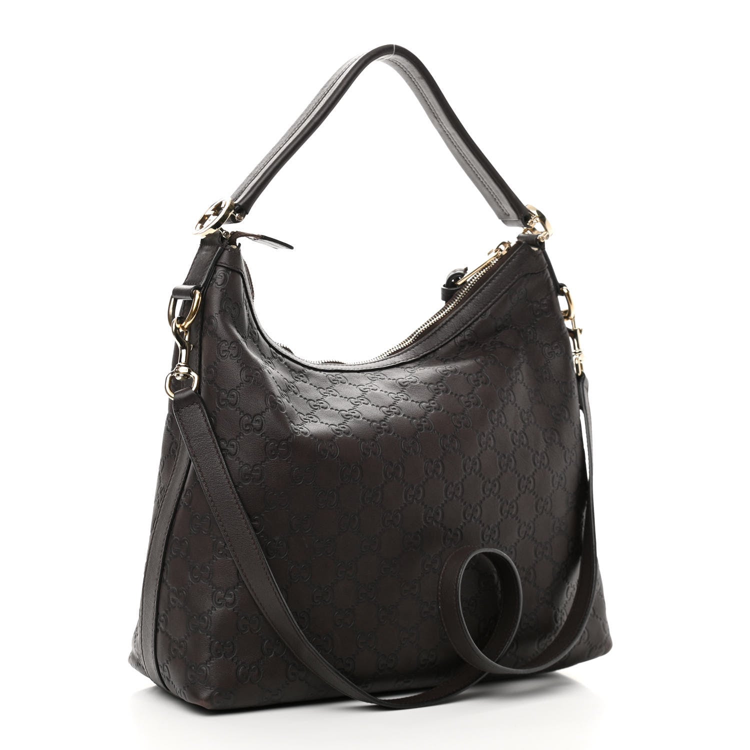 Gucci Guccissima Small Miss GG Hobo Brown 3 of 18