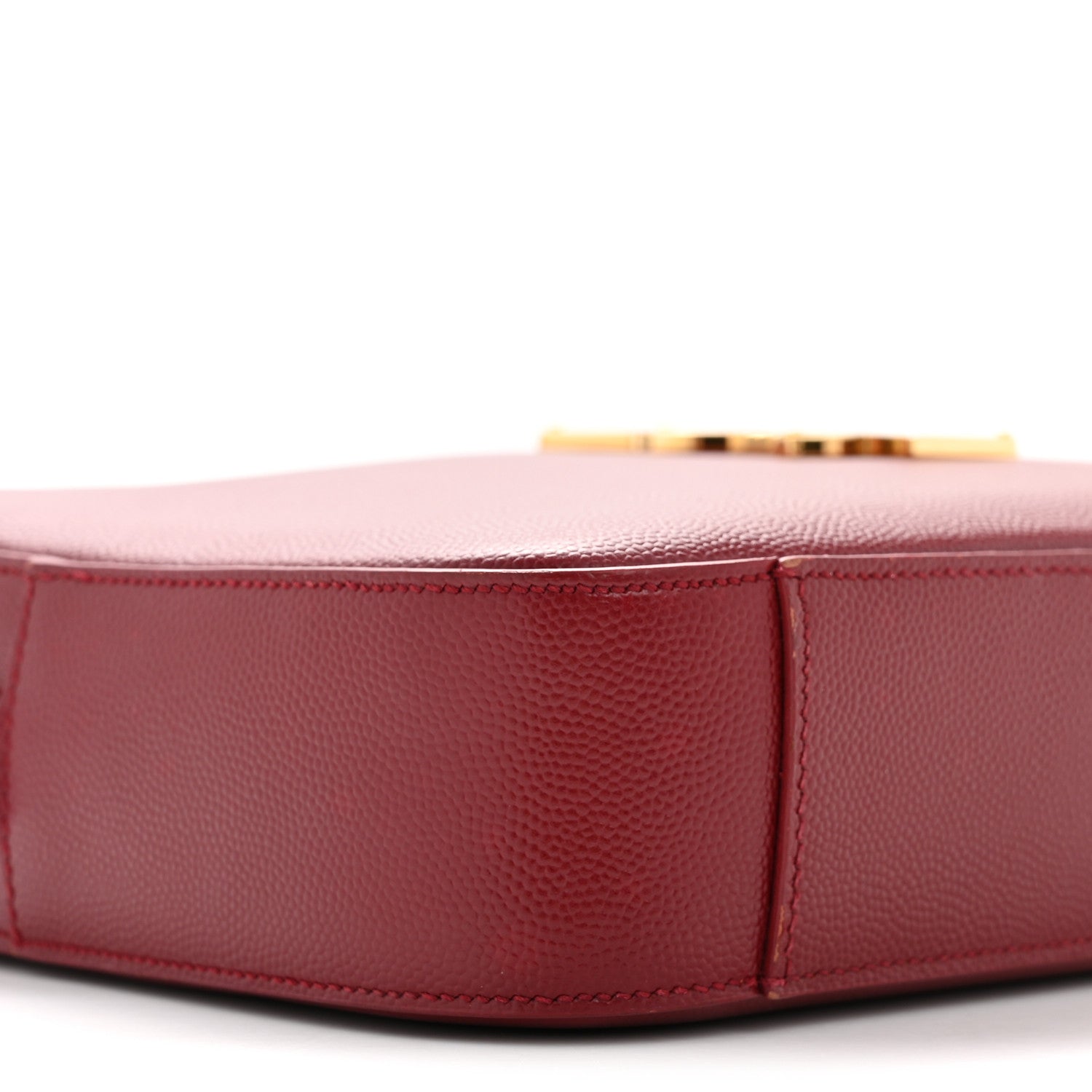 Saint Laurent Grain De Poudre Medium Classic Monogram Camera Bag Oxblood 9 of 13