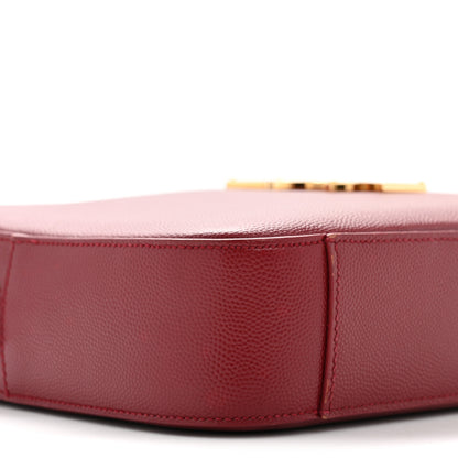 Saint Laurent Grain De Poudre Medium Classic Monogram Camera Bag Oxblood 9 of 13
