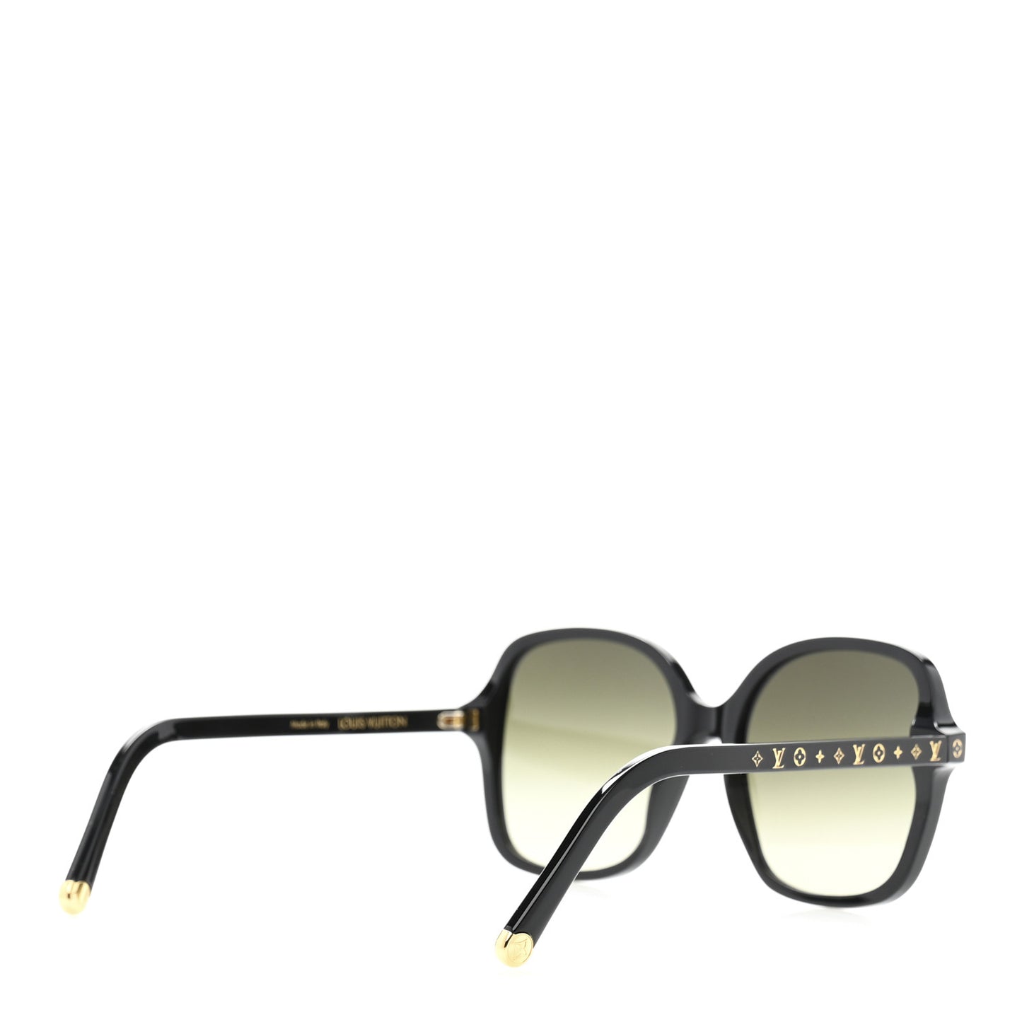 Acetate My Monogram Light Square Sunglasses Z1861W Black
