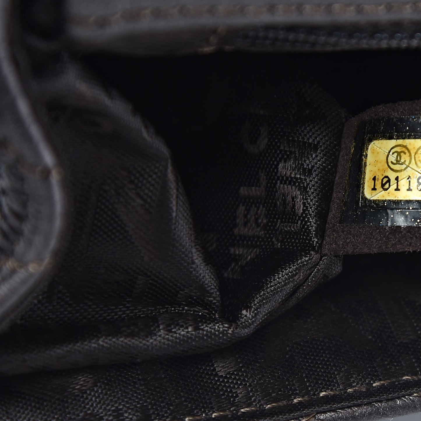 Deerskin Quilted East West Flap Brown