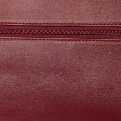 Chanel Patent Quilted Maxi Double Flap Red 13 of 13