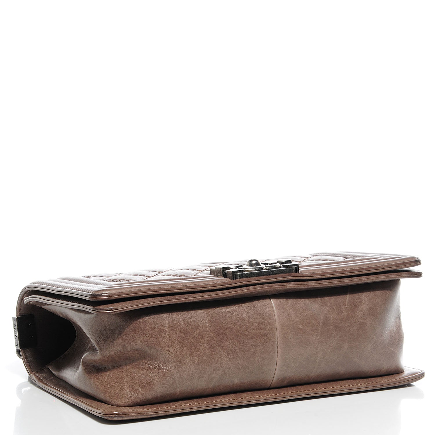 Chanel Calfskin Quilted Double Stitch Medium Boy Flap 4 of 8