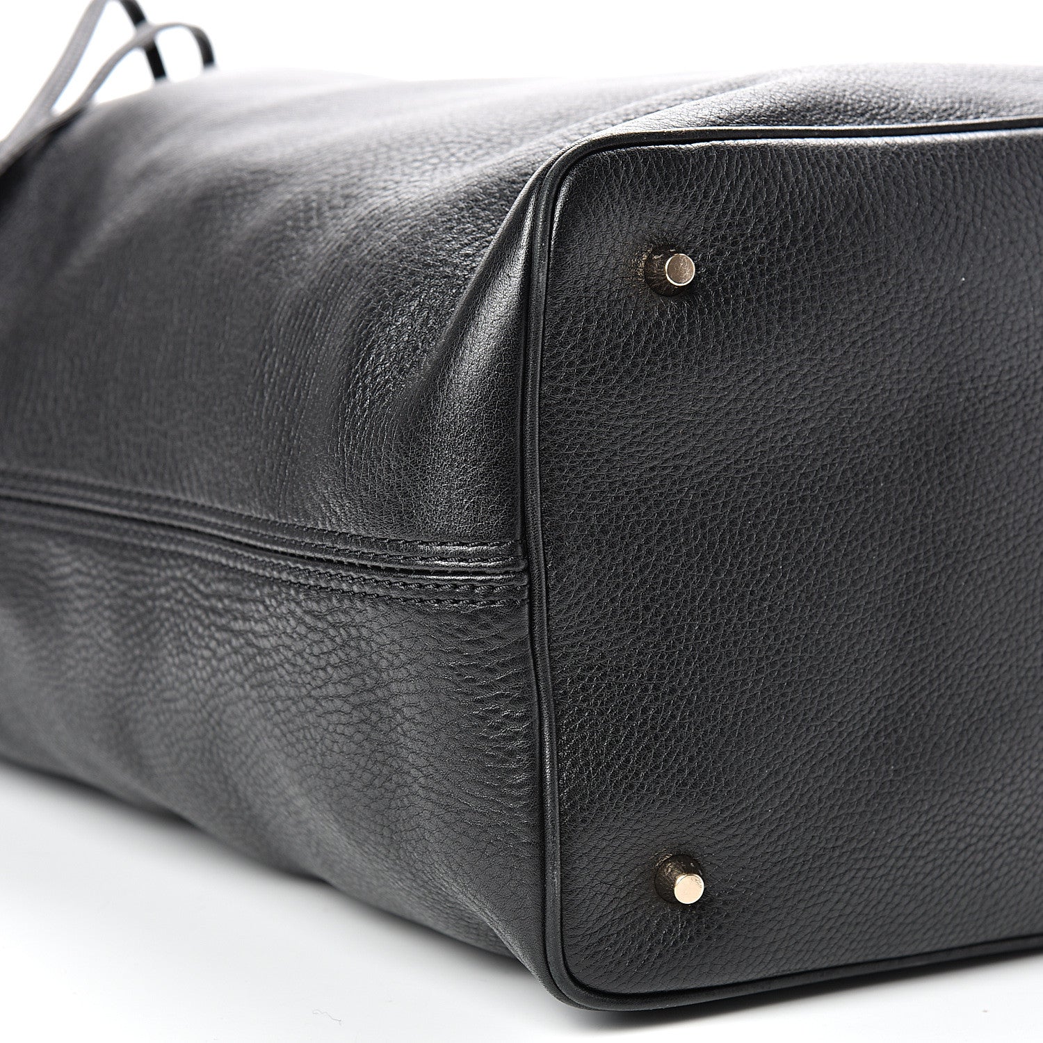 Burberry Grainy Calfskin Medium Check Ashby Hobo Black 9 of 11