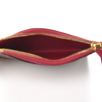 Louis Vuitton Monogram Zipped Card Holder Fuchsia 5 of 8