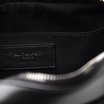Saint Laurent Calfskin Matelasse Monogram Lou Camera Bag Black 5 of 9