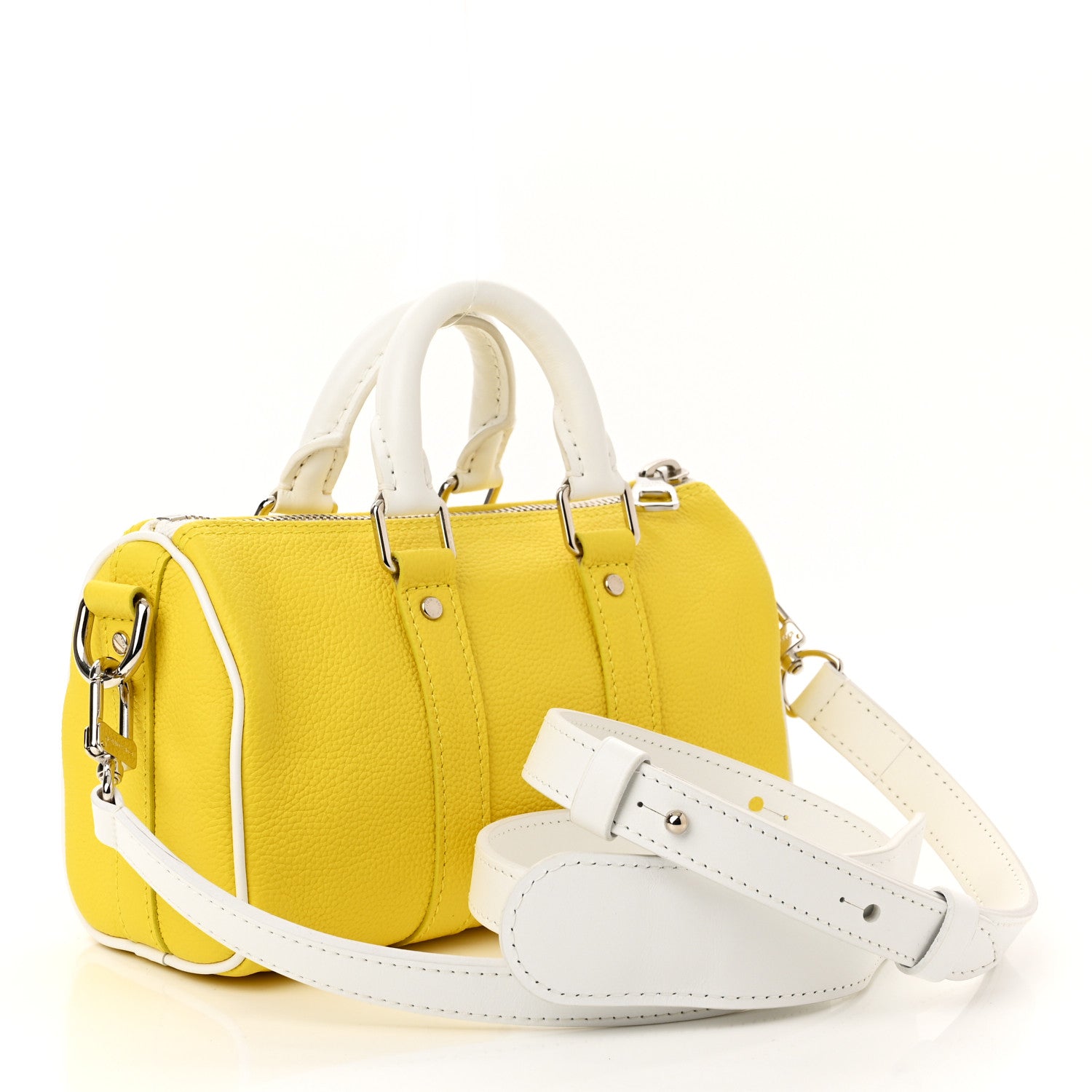 Louis Vuitton Taurillon Everyday LV Keepall XS Yellow 3 of 9