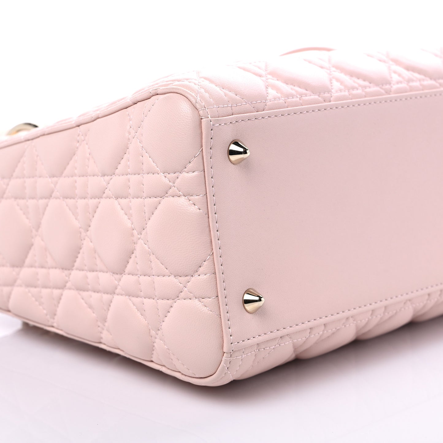 Lambskin Cannage Medium Lady Dior Light Pink