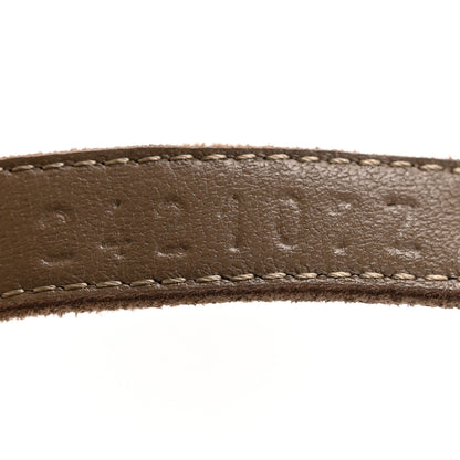 Hermes Suede Goatskin Shearling Womens Oz Mules 38 Etoupe Ecru 10 of 10