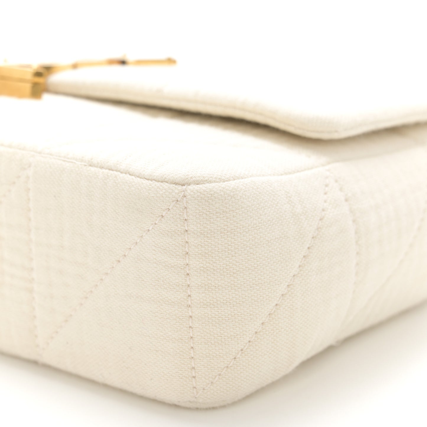 Crinkle Cotton Patchwork Monogram Medium Jamie Vanilla Ice