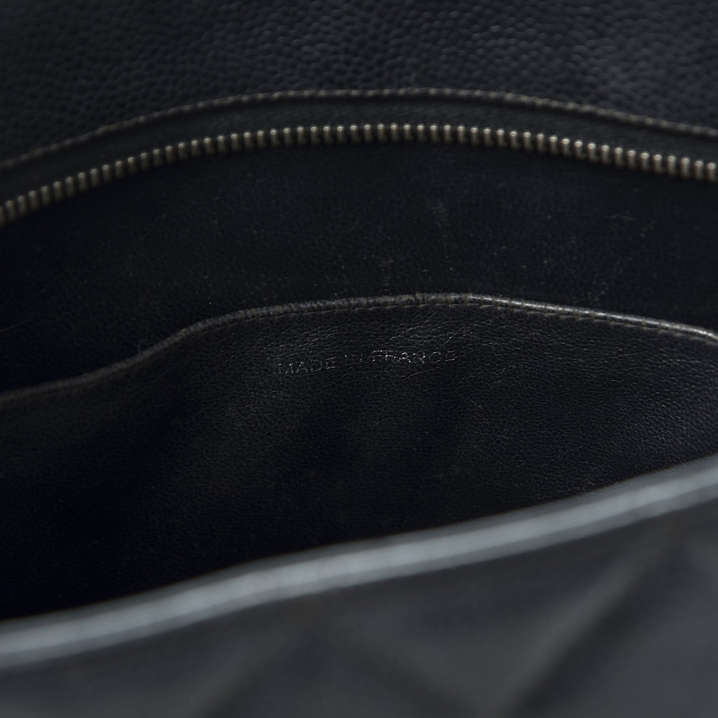 Caviar Quilted Medallion Tote Black