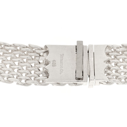 Tiffany Sterling Silver Somerset Mesh Necklace 5 of 5