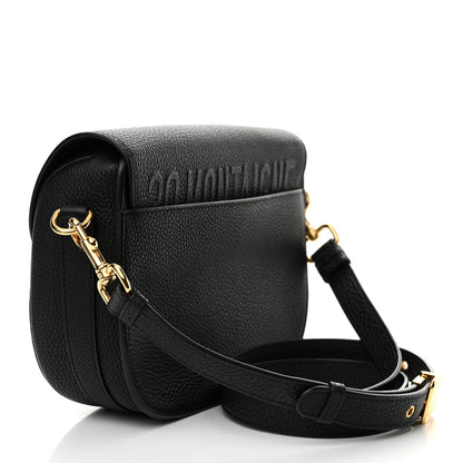 Christian Dior Grained Calfskin Medium Bobby Flap Black 3 of 12