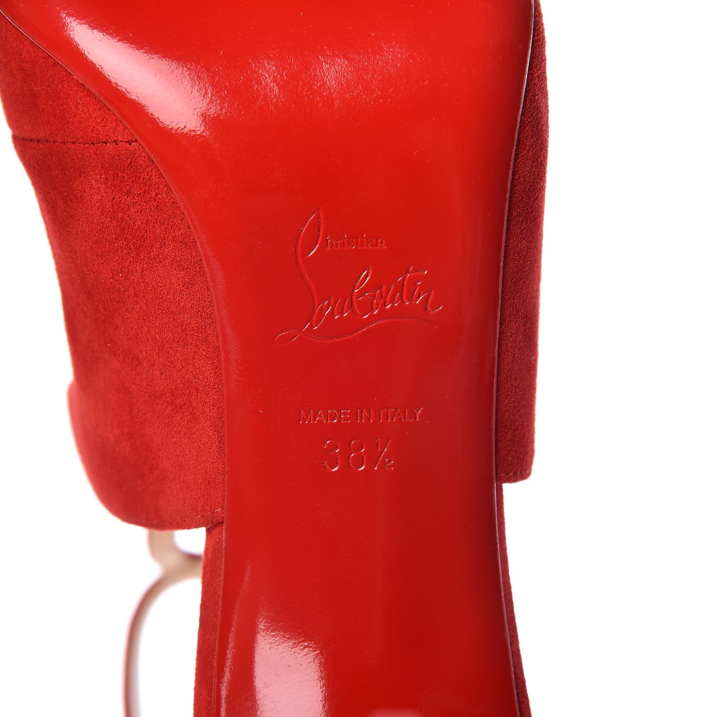 Veau Velours Rosas 85 Pumps 38.5 Loubi