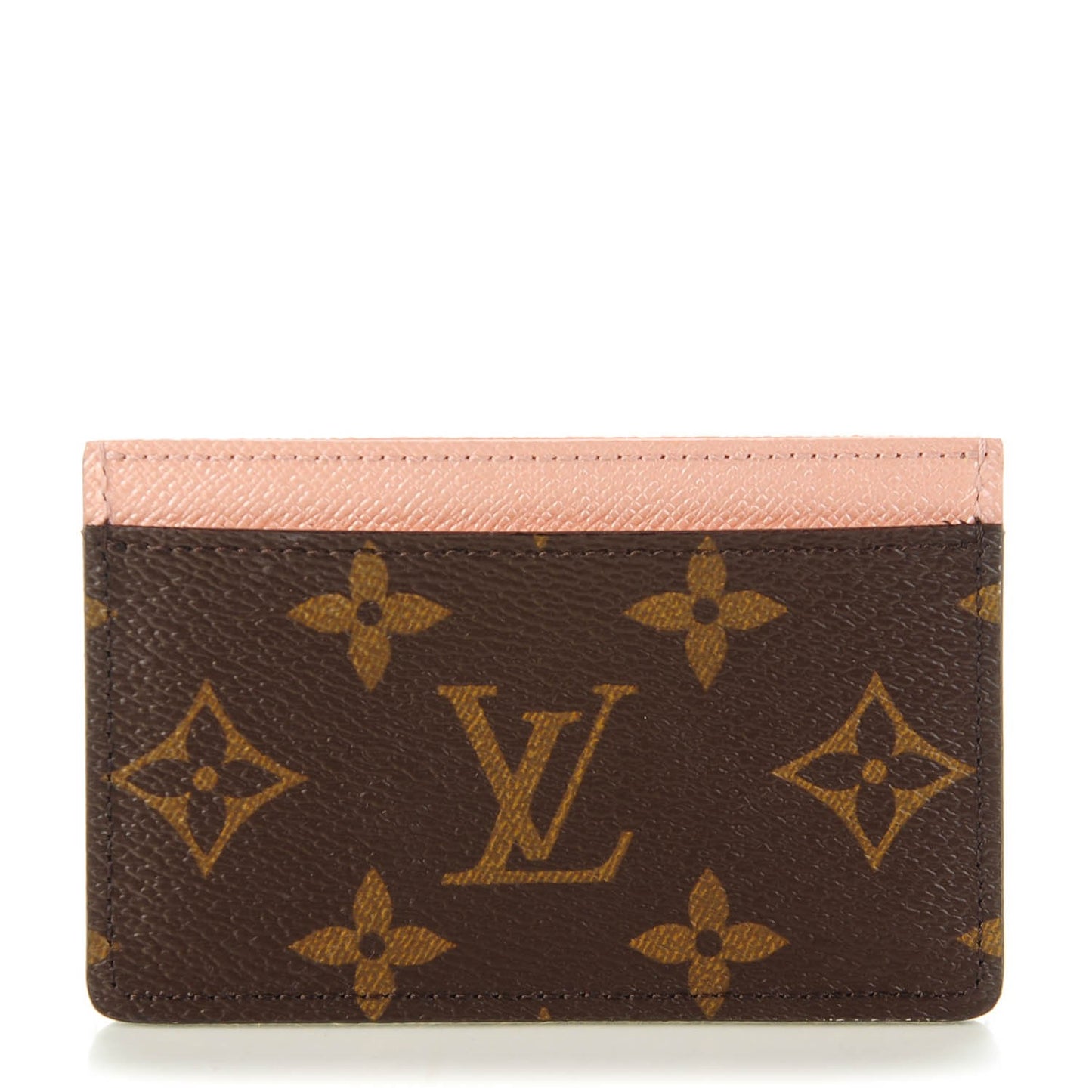 Monogram Card Holder Rose Nacre
