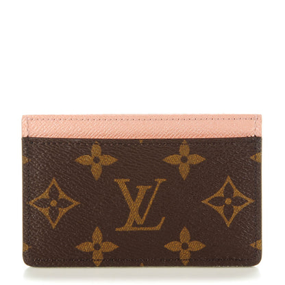 Louis Vuitton Monogram Card Holder Rose Nacre 1 of 7